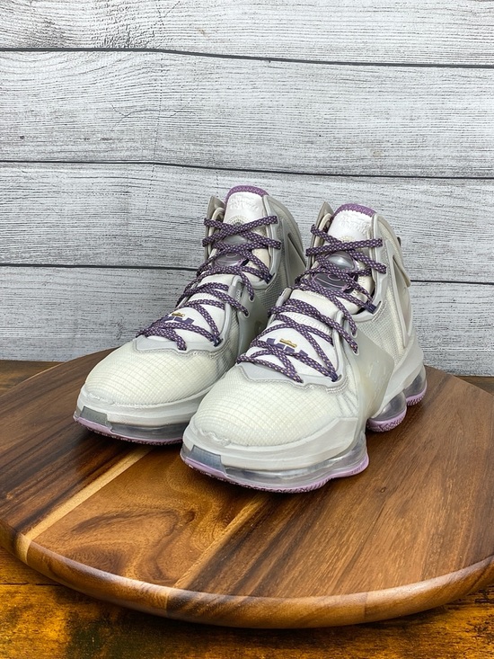 Nike LeBron 19 Strive For Greatness Grey Purple Basketball Shoe CZ0203-004 Men 7 main image 6